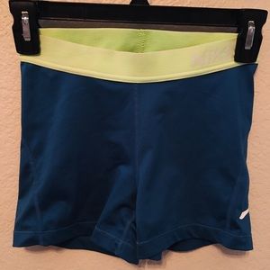 Blue Nike Pro Shorts
